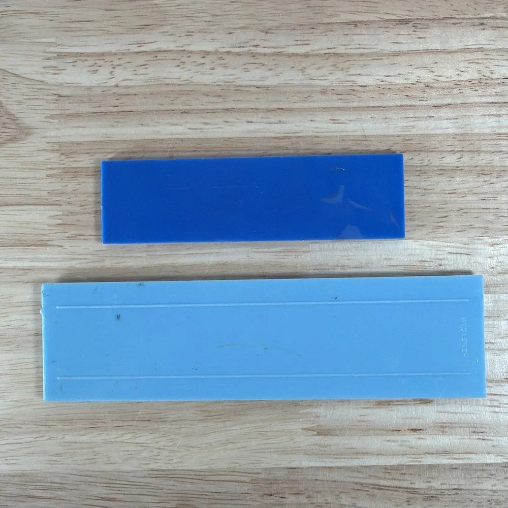 Vintage 1983 Bonnie & Bernie Bear RARE Mini Blue Plastic Rulers 1985 1986